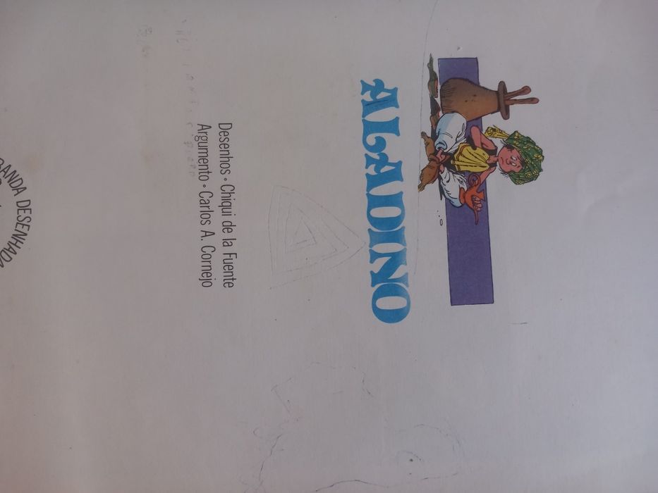BD Aladino – Chiqui de la Fuente (Edição Futura) – Raro - PORTES GRÁTIS