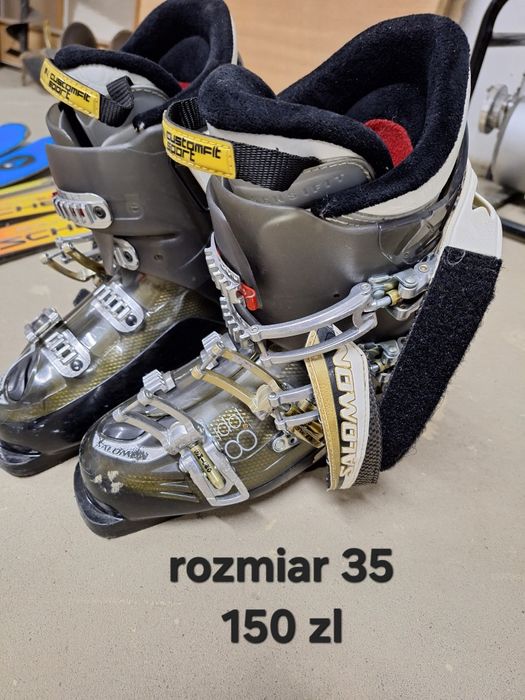 Narty zjazdowe 120, 170, 180- Buty Narciarski