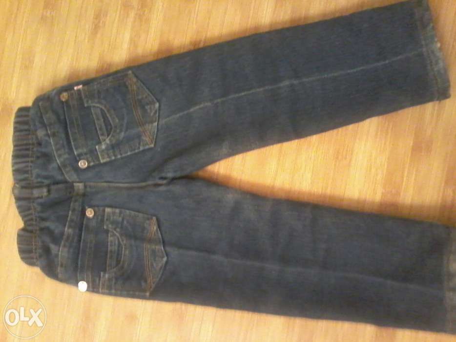 Теплые джинсы на флисе