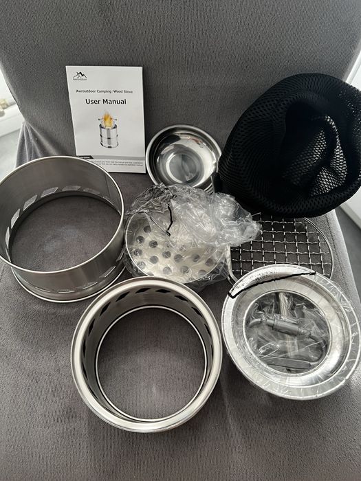 Przenośny piec kuchenka kempingowa survival awroutdoor camping nowy