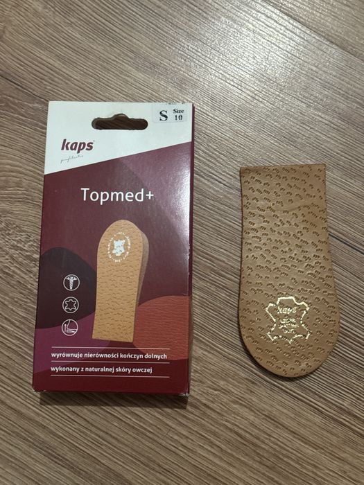 Topmed+ klin wkładka do butów pod pietę S