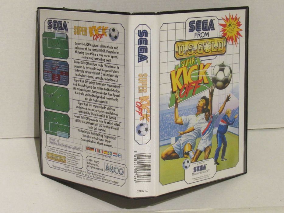 Jogo Sega Master System Super Kick Off completo
