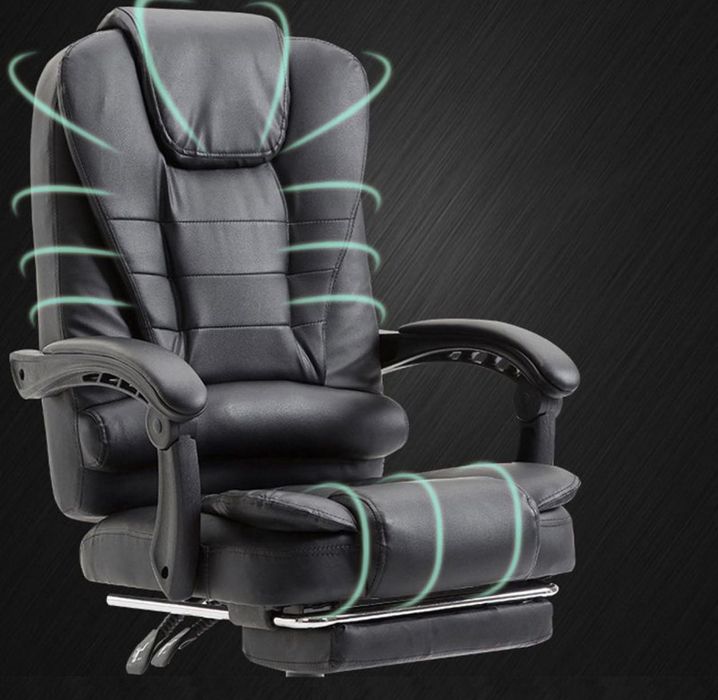 PREMIUM‼️Fotel Biurowy Obrotowy Czarmy - nowy wymiar komfortu i stylu