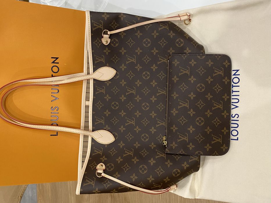 Torebka damska Louis Vuitton Neverfull MM monogram shopper