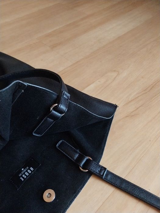 Torba shopper czarna damska house