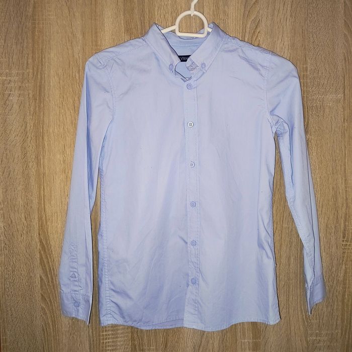 Koszula chłopięca błękitna 152