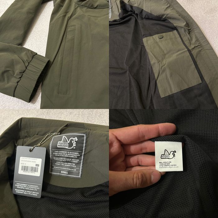 куртка / овершот Overshirt Peaceful Hooligan HAWTHORN Хакі