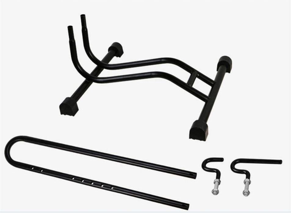 Nowy czarny stojak uchwyt serwisowy rowerowy