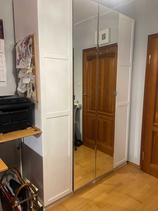 Ikea pax szafa 160cm lustra