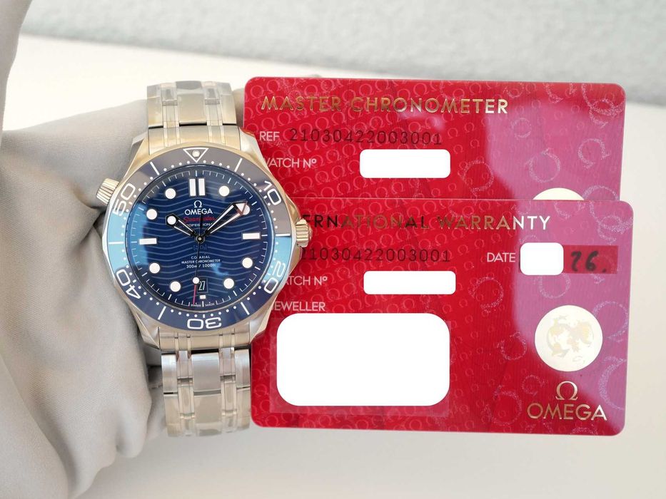 Omega Seamaster Diver 300m Co-Axial Chronometer Blue Dial 42mm NEW (2026)