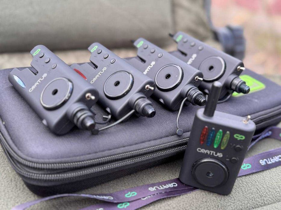Набір електронних сигналізаторів клювання Carp Pro Cratus 4+1/ Кратус