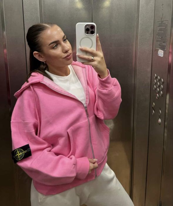 Рожева зіп  Stone Island | Аунтефік ОЛХ ДОСТАВКОЮ!