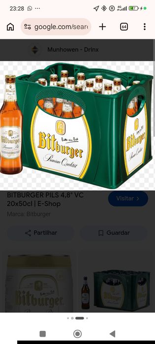 Cerveja alemã Bitburger Premium Pils 50cl