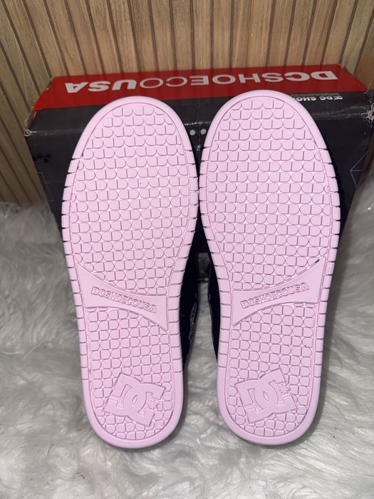 DC Shoes Czarno-Różowe