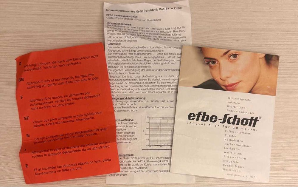 Солярій німецькій  efbe-Schott