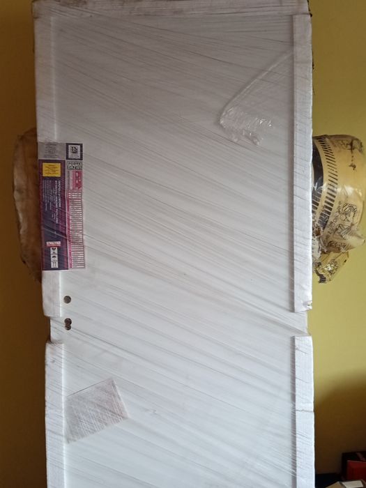 Skrzydło drzwiowe białe