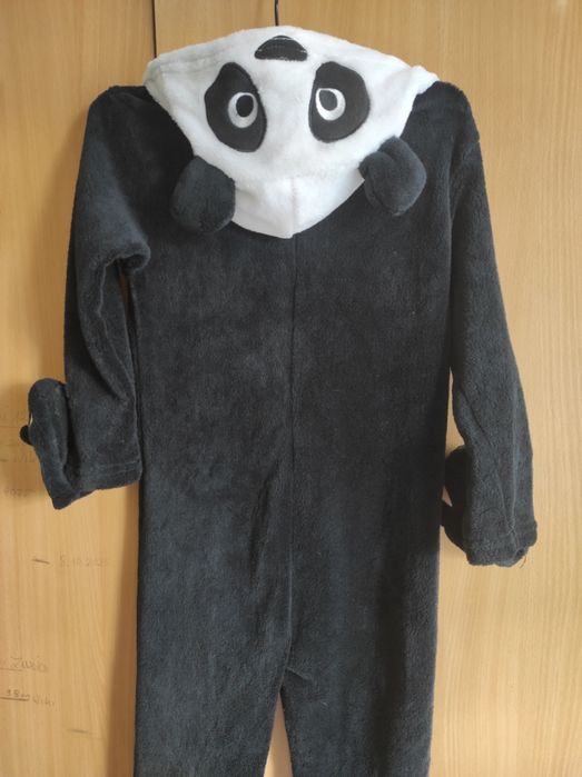 Ones przebranie Panda na Halloween