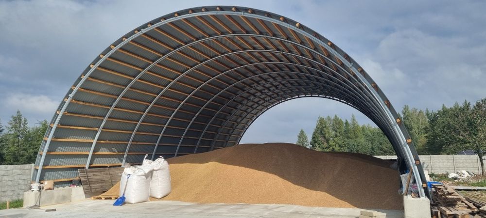 Hala łukowa 14.5 x 30m wiata garaż magazyn obora  kurnik