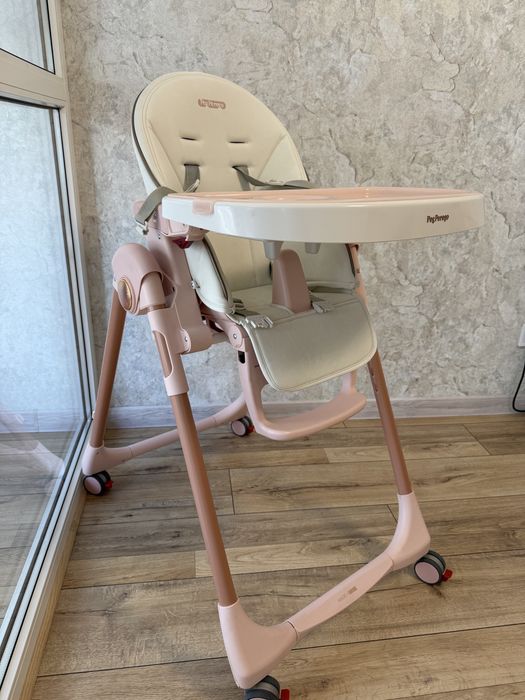 Стілець Peg Perego Prima Pappa Follow Me Mon Amour (рожеве золото)