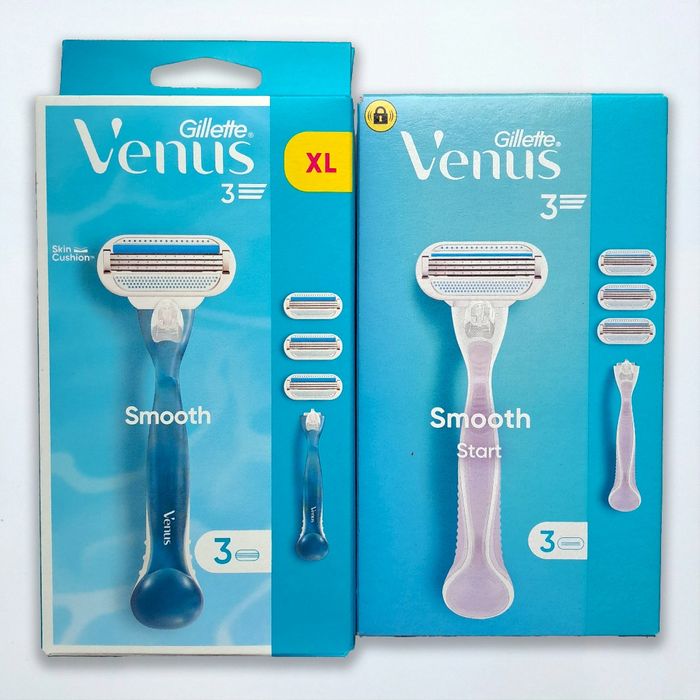 Оригінальна Бритва Gillette Venus (Comfortglide, Smooth) | Жіночий станок зі змінними картриджами в асортименті