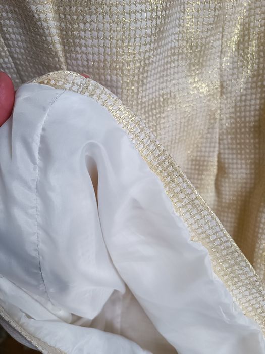 Жіноче плаття з золотою люрексною ниткою, розмір 38