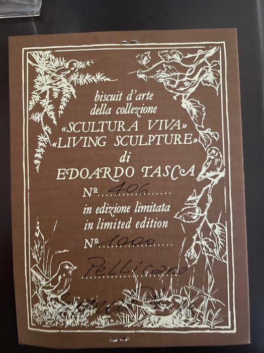 Escultura Pelicano em Porcelana - Edição limitada