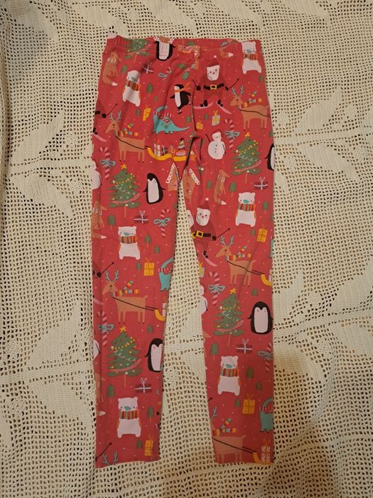 Leginsy święta dla dziewczynki 134- 146