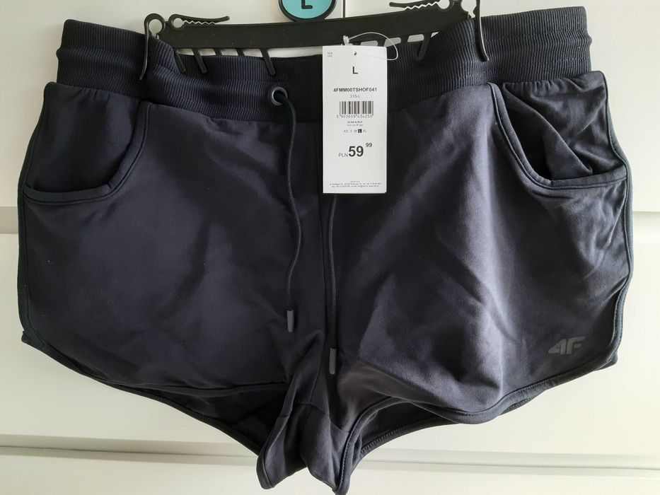 Spodenki dresowe damskie 4F granatowe, r. L