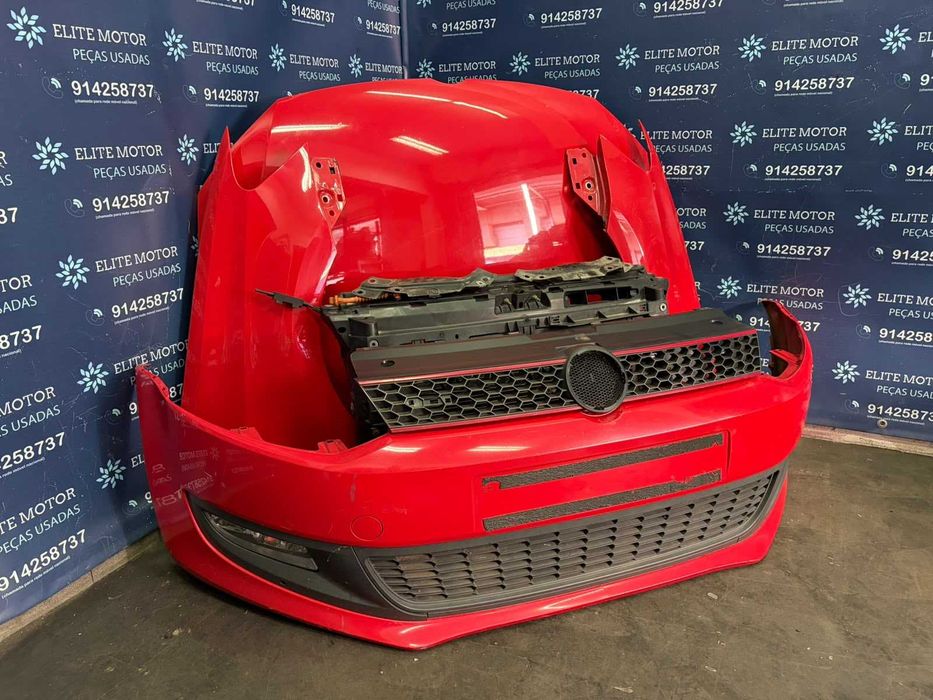 Frente completa usada VW POLO 6R capot parachoques oticas guardalamas radiador