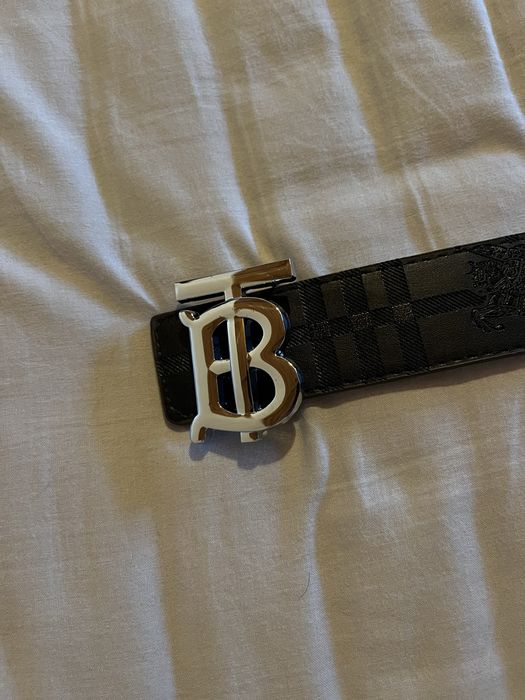 Pasek Burberry czarny