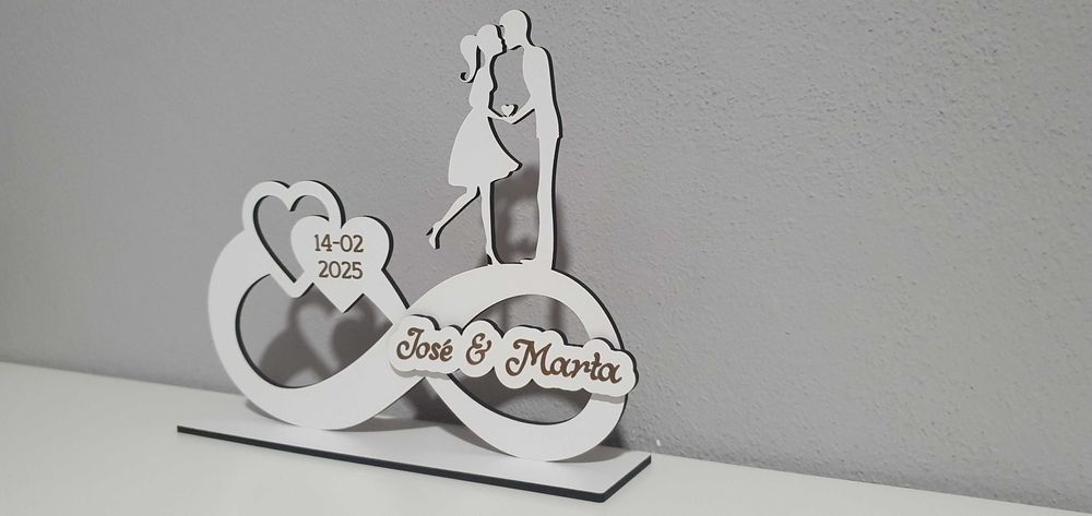 Dia dos Namorados ( Placa com nomes e fotogravação)