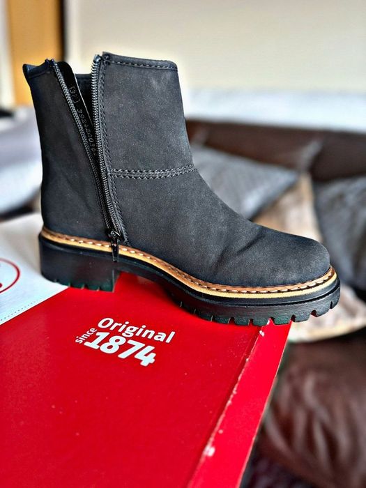 Жіночі нові зимові черевики Rieker, р.39 (маломірять) – теплі та зручн