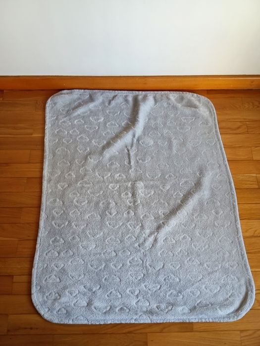 Manta para bebé quentinha cinzenta