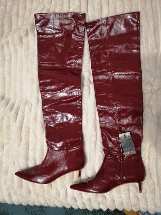 Buty na obcasie z zary