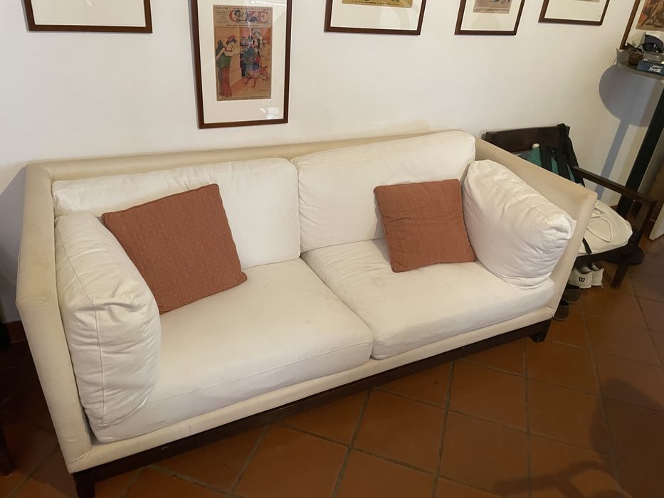 Sofa branco como novo