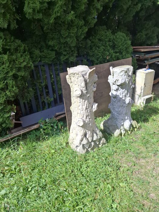 Stare przedwojenne korzenie z piaskowca