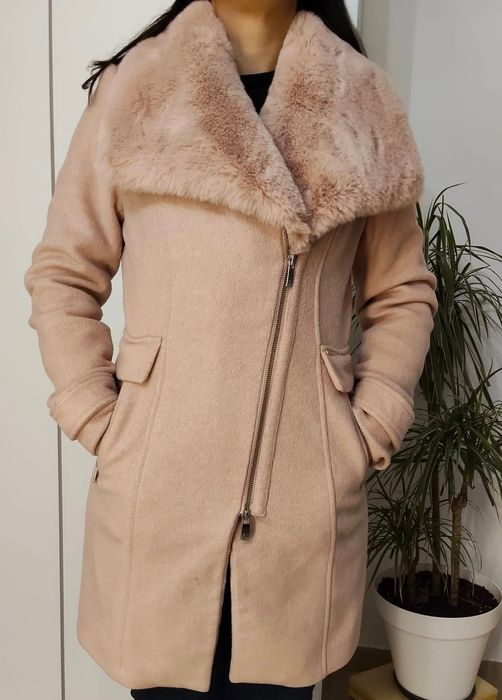 Casaco de fazenda Grace com pêlo