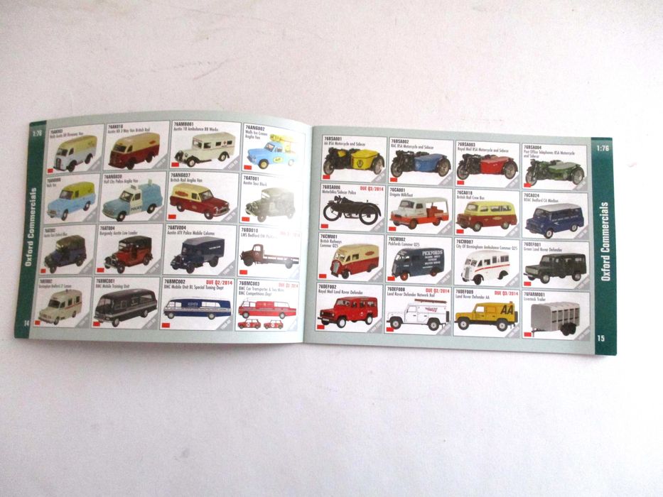 Catálogos/ Brochura de carros miniatura