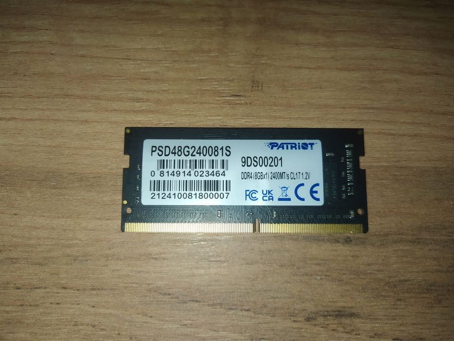 Ram do laptopów 8gb soddim ddr4 patriot