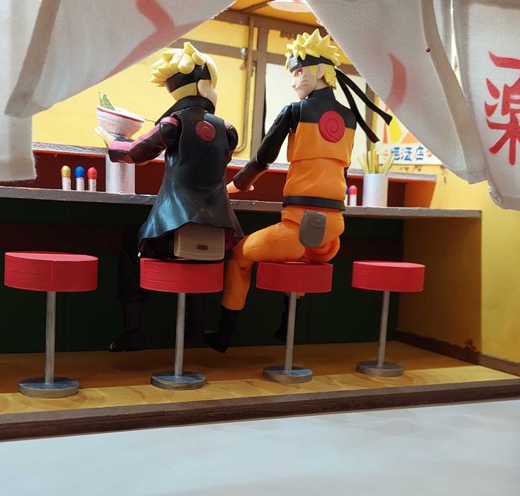Naruto S.H.Figuarts restaurante Ichiraku Ramen escala 1/12