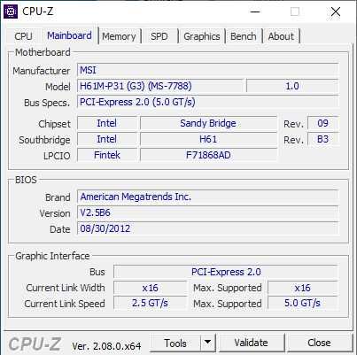 Płyta główna MSI H61M-P31 (G3) LGA 1155 mATX