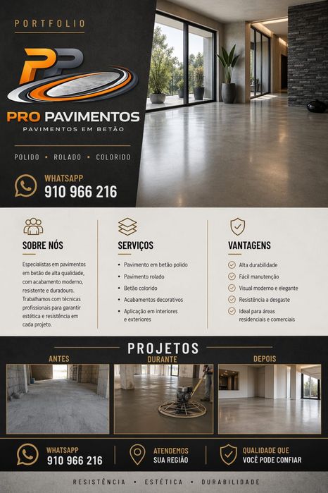Pavimentos de betão ,epoxi ,micro cimento