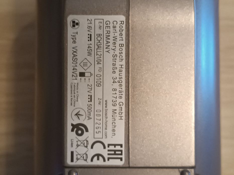 _ SILNIK do odkurzacza pionowego Bosch 21.6V Flexxo Serie 4