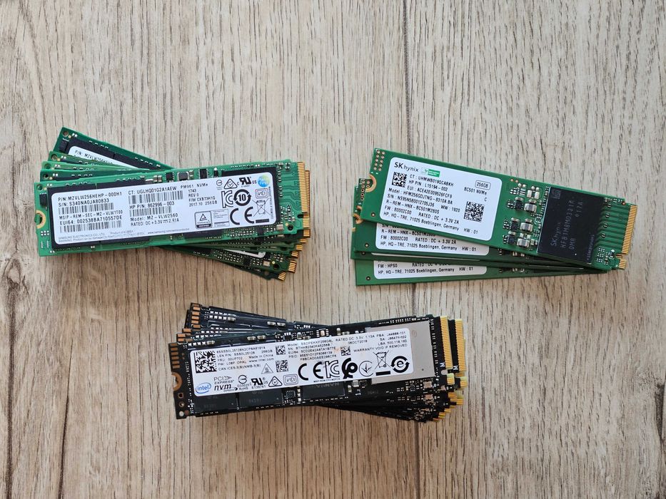 SSD 256Gb M.2 NVMe PCIe 3.0 x4 2280 Samsung SK hynix