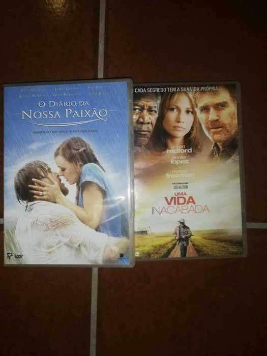 Dvd Diário da Nossa Paixão e Uma vida Inacabada