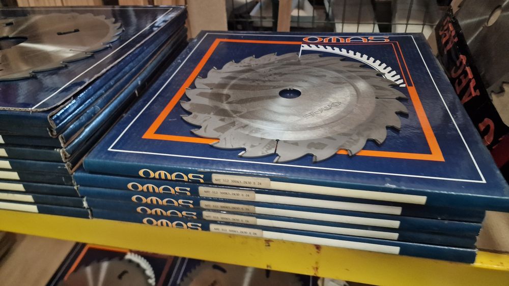 Discos para esquadrejadoras até 600 mm e multisserra