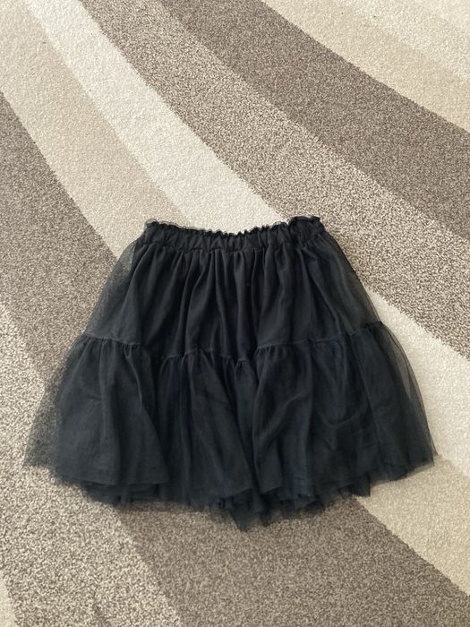 Czarna spódnica tiulowa gotycka