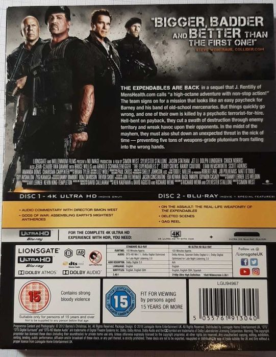 The Expendables 2 Niezniszczalni2 4K+BD wer.ENG