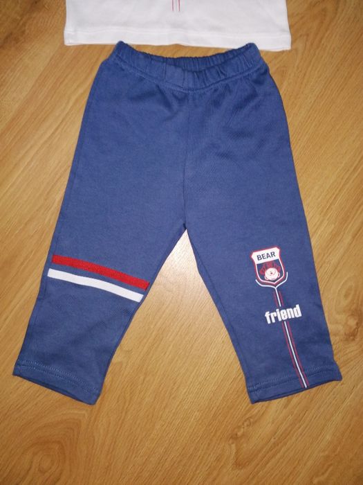 NOWY Dres dresik spodnie i bluza rozm. 86