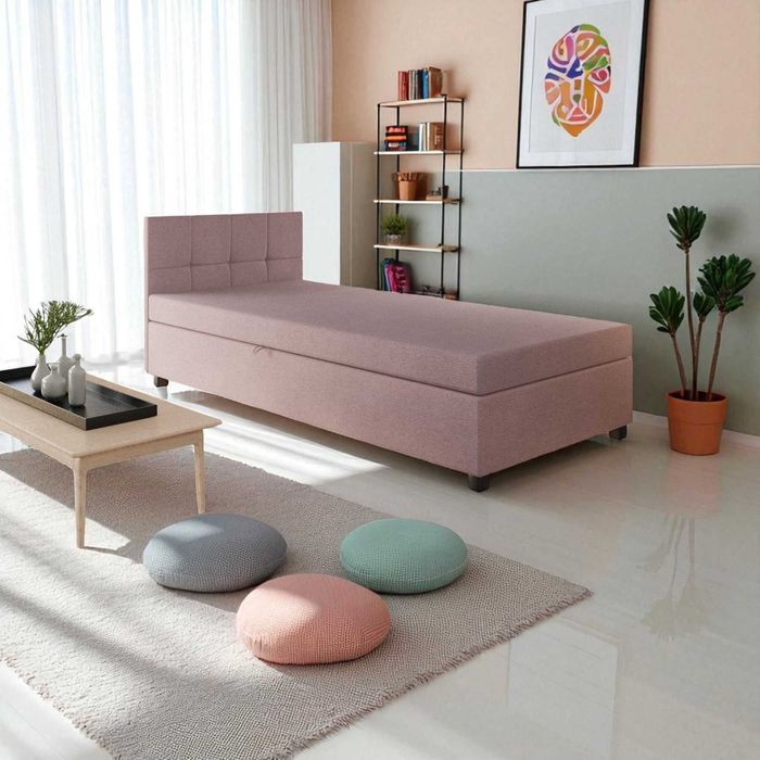 Tapczan jednoosobowy łóżko młodzieżowe sofa pojemnik DARMOWA WYSYŁKA